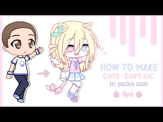 🎐 ꒷꒦ how i make cute soft oc ,, gacha club tutorial ♡ [ 🇮🇩 ] 